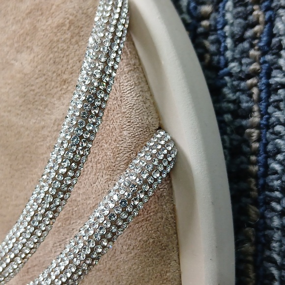 Vince Camuto Jimena Sandal Rhinestones 9M New - Picture 5 of 8